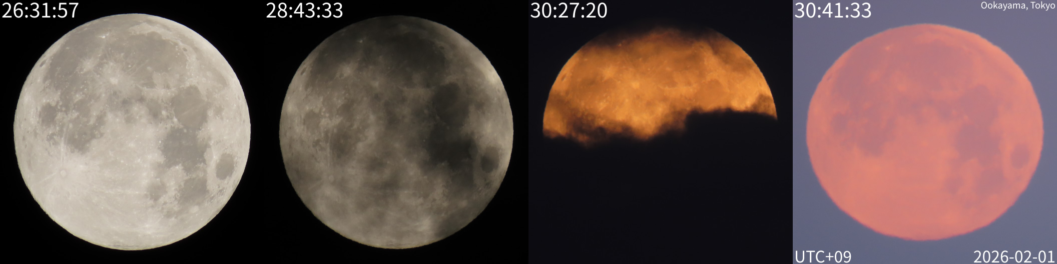 2026年02月01日の月